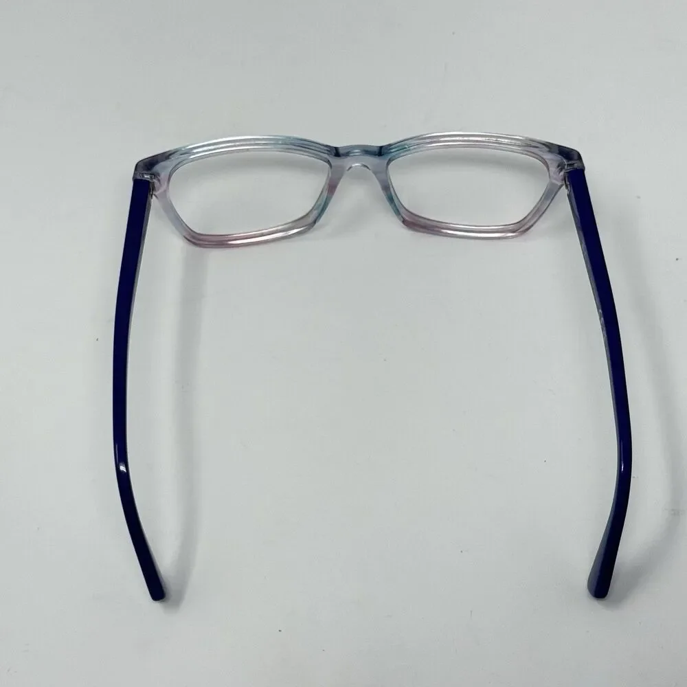 Ray-Ban RB1591 3807 Transparent Purple Blue Kids Eyeglass Frames 48-16-130